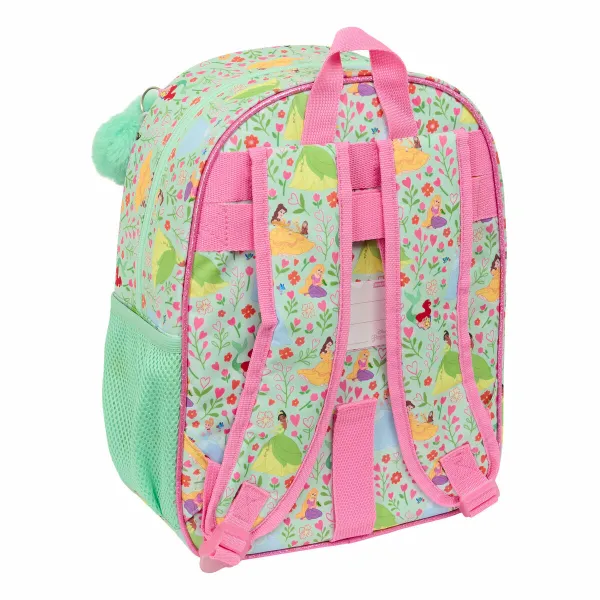 Koululaukku Disney Princess Bloom Pinkki Akvamariini 26 x 34 x 11 cm
