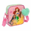 Shoulder Bag Disney Princess Bloom Green Pink 16 x 18 x 4 cm