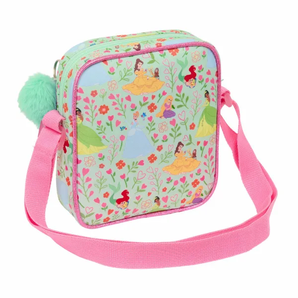 Plecu Soma Disney Princess Bloom Zaļš Rozā 16 x 18 x 4 cm