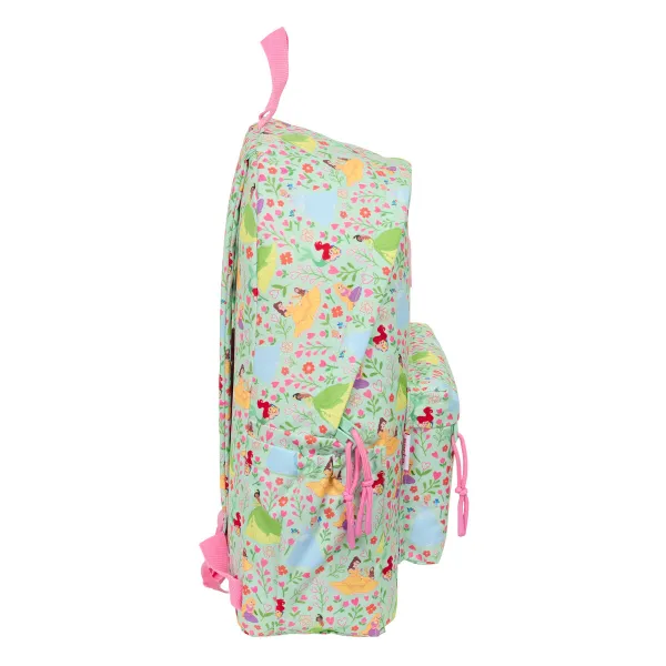 Skolas soma Disney Princess Bloom Zaļš Rozā 31 x 43 x 13 cm