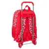 Школьный рюкзак с колесиками Hello Kitty Iconic Белый Красный 33 x 42 x 14 cm