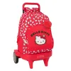 Skolas soma Hello Kitty Iconic Balts Sarkans 33 x 45 x 22 cm