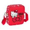 Shoulder Bag Hello Kitty Iconic Red 16 x 18 x 4 cm