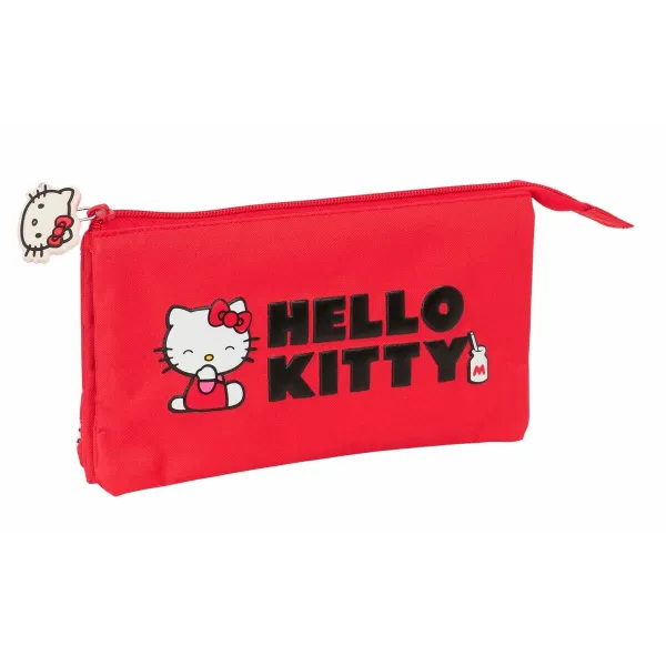 Ceļasoma Hello Kitty Iconic Balts Sarkans 22 x 12 x 3 cm