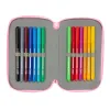 School Case with Accessories Glow Lab Swing Multicolour 12,5 x 19,5 x 5,5 cm 37 Pieces