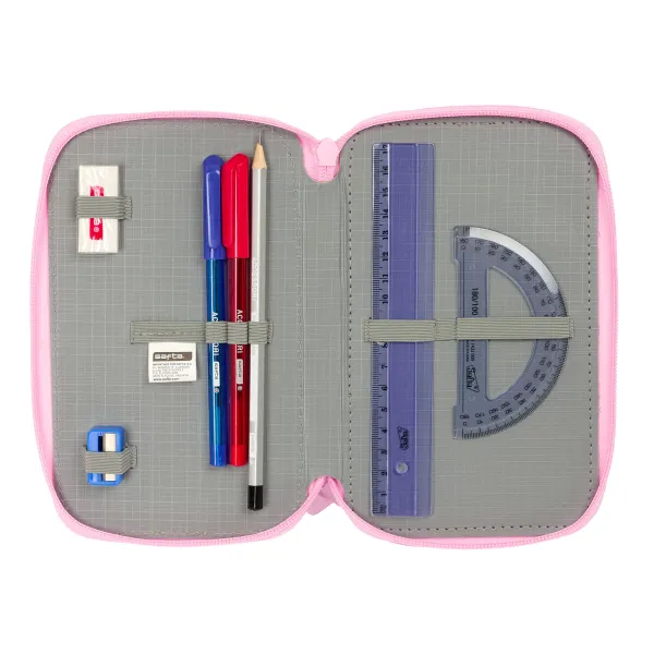 School Case with Accessories Glow Lab Swing Multicolour 12,5 x 19,5 x 5,5 cm 37 Pieces