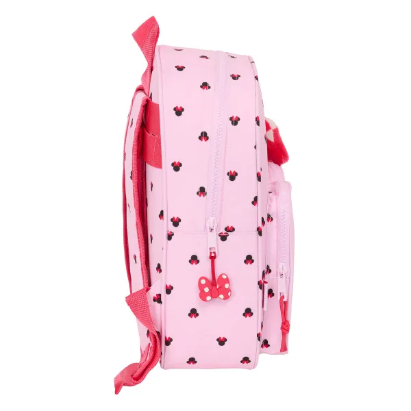 School Bag Minnie Mouse Naive Pink 28 x 34 x 10 cm