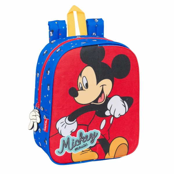 Школьный рюкзак Mickey Mouse Clubhouse Good day Синий 22 x 27 x 10 cm