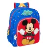 Koululaukku Mickey Mouse Clubhouse Good day Sininen 32 x 38 x 12 cm