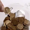 Cūciņa krājkasīte - stikla cūciņa Ruhhy 22588