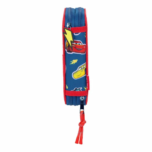 Dvigubo pieštuko dėklas Cars Racing Tamsiai mėlyna 12.5 x 19.5 x 4 cm Dvigubo pieštuko dėklas 29 Dalys