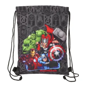 Mugursoma ar lencēm The Avengers Vendetta Melns 26 x 34 x 1 cm