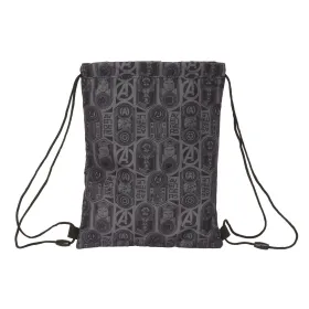 Backpack with Strings The Avengers Vendetta Black 26 x 34 x 1 cm