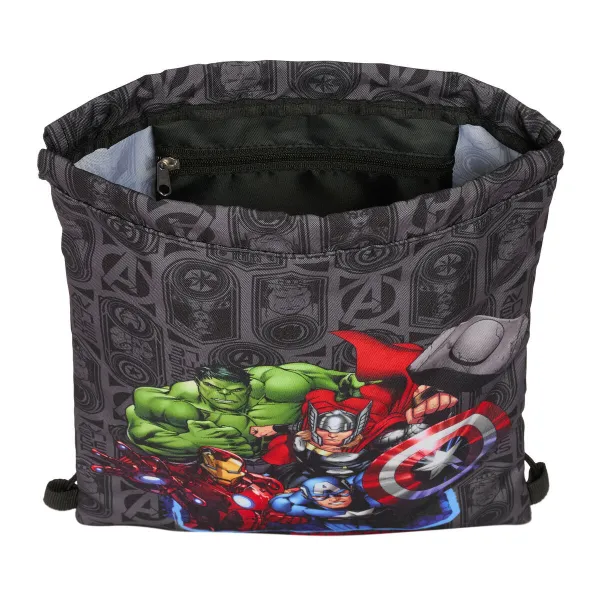 Mugursoma ar lencēm The Avengers Vendetta Melns 26 x 34 x 1 cm
