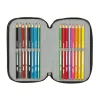 Triple Pencil Case Minecraft Tnt Multicolour 12,5 x 19,5 x 5,5 cm 37 Pieces