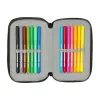 Triple Pencil Case Minecraft Tnt Multicolour 12,5 x 19,5 x 5,5 cm 37 Pieces
