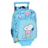 Mokyklinė kuprinė su ratukais Snoopy Love Mėlyna 26 x 11 x 67 cm 26 x 34 x 11 cm