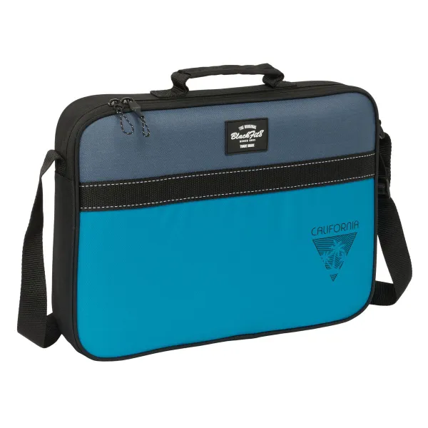 School Satchel BlackFit8 California Blue Black 38 x 28 x 6 cm