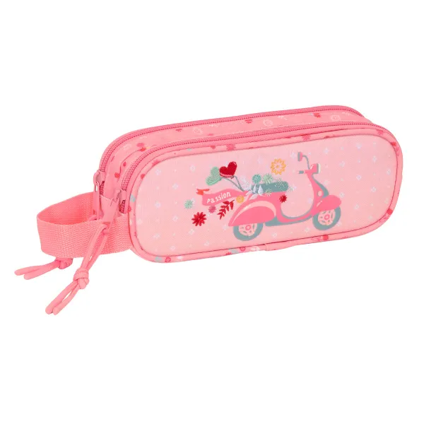 Двойной пенал Moos Passion Разноцветный 21 x 8 x 6 cm