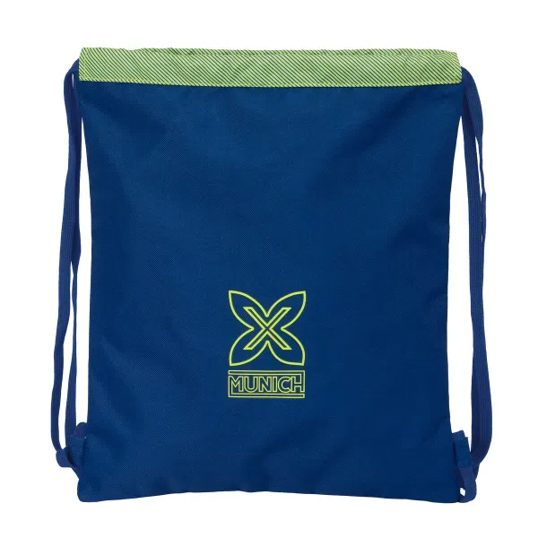 Backpack with Strings Munich North Navy Blue 35 x 40 x 1 cm