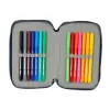 School Case with Accessories El Niño Kook Navy Blue 12,5 x 19,5 x 4 cm 29 Pieces