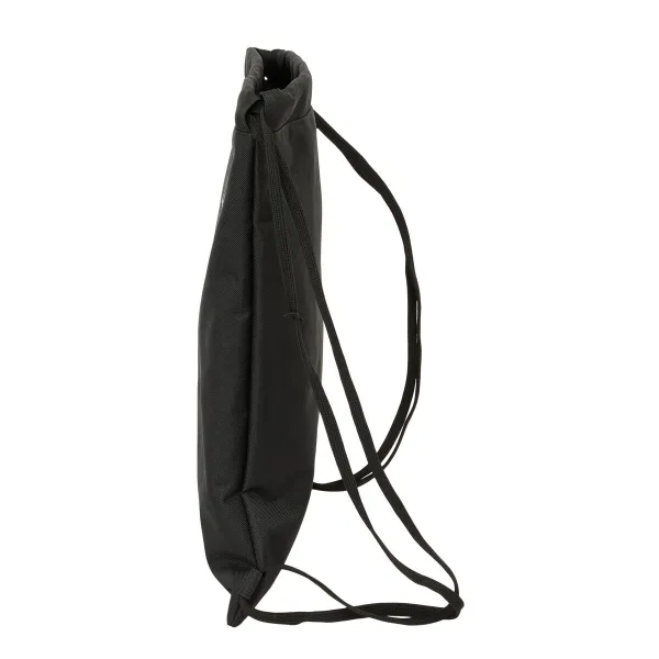 Backpack with Strings Kappa Dark Black 35 x 40 x 1 cm