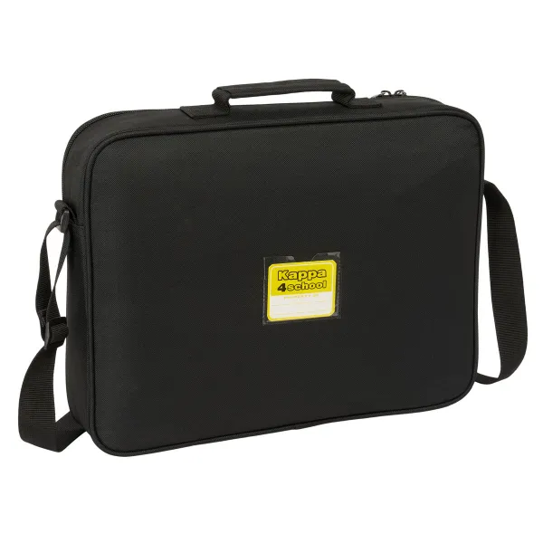 Koululaukku Kappa Dark Musta 38 x 28 x 6 cm