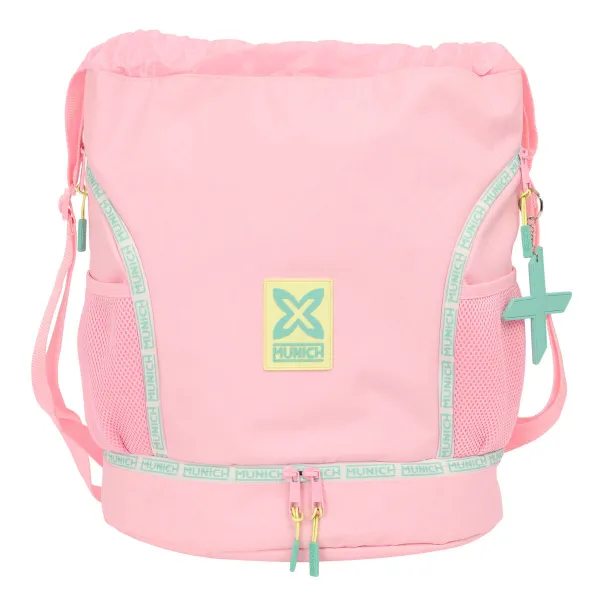 Backpack with Strings Munich Candy Pink 35 x 40 x 1 cm