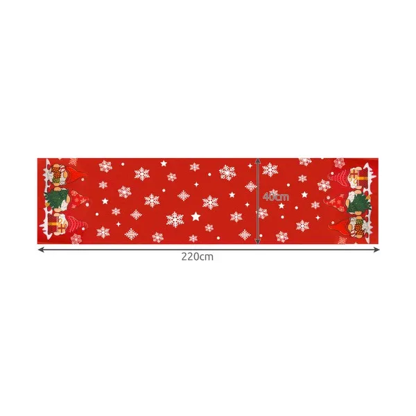 Christmas table runner 220x40cm Ruhhy 22483