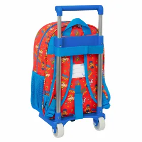 Mokyklinis krepšys The Paw Patrol Cool Mėlyna Raudona 26 x 11 x 67 cm 26 x 34 x 11 cm