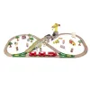 Wooden train track Kruzzel 22495