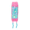 Triple Pencil Case Gabby's Dollhouse Confetti Pink Turquoise 12,5 x 19,5 x 5,5 cm 37 Pieces