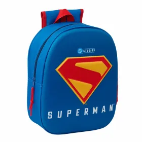 Koululaukku Superman Sininen