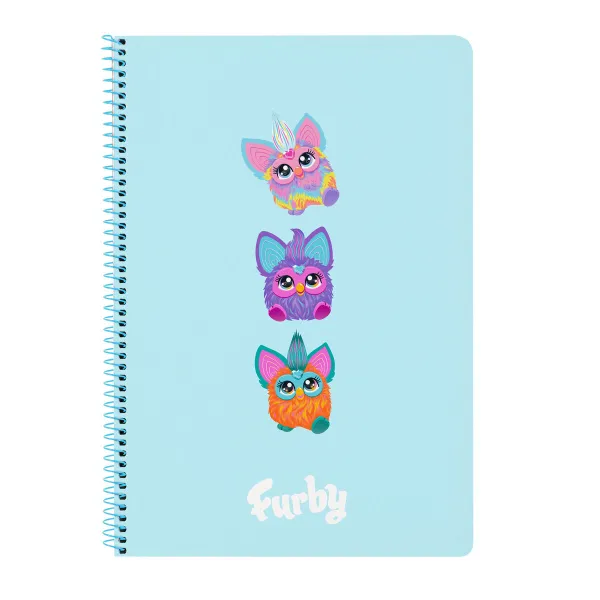 Piezīmju Grāmata Furby Debesu zils A4 80 Loksnes