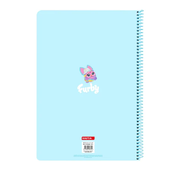 Piezīmju Grāmata Furby Debesu zils A4 80 Loksnes