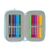 Triple Pencil Case Furby Blue 12,5 x 19,5 x 5,5 cm 37 Pieces