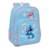 Школьный рюкзак Lilo & Stitch Happy Небесный синий 26 x 34 x 11 cm