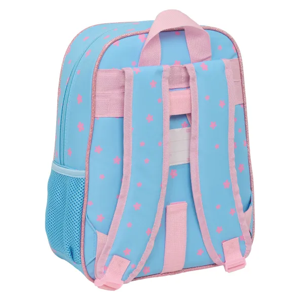Skolas soma Lilo & Stitch Happy Debesu zils 26 x 34 x 11 cm