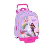 Школьный рюкзак с колесиками Unicorn Academy Лиловый 33 x 42 x 14 cm