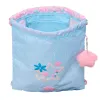 Backpack with Strings BlackFit8 Smile Blue Pink 35 x 40 x 1 cm