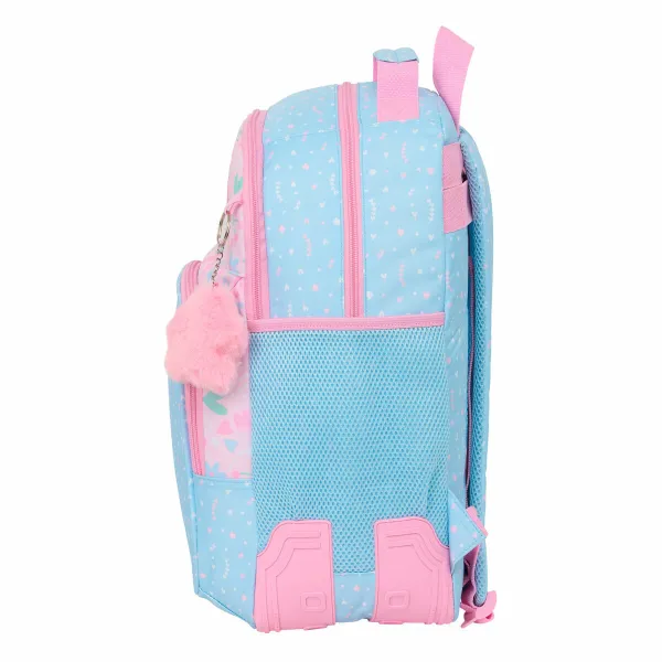 Школьный рюкзак BlackFit8 Smile Синий Розовый 32 x 42 x 15 cm