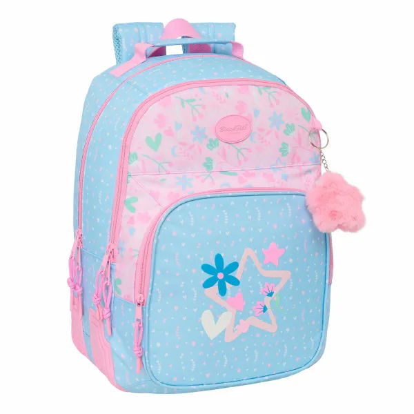 Skolas soma BlackFit8 Smile Zils Rozā 32 x 42 x 15 cm