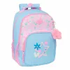 School Bag BlackFit8 Smile Blue Pink 32 x 42 x 15 cm