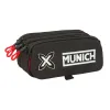 Тройной пенал Munich Vulcan Чёрный 21,5 x 10 x 8 cm