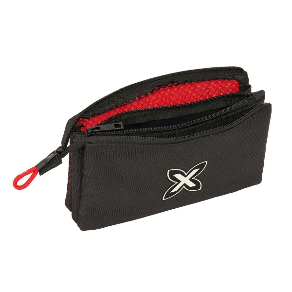 Triple Carry-all Munich Vulcan Black 22 x 12 x 3 cm
