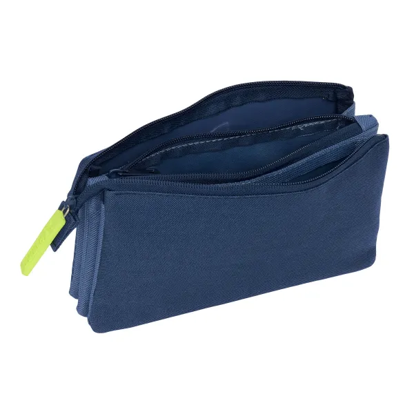 Trigubas penalas Munich Blue indigo Mėlyna 22 x 12 x 3 cm