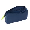 Trīsvietīgs futrālis Munich Blue indigo Zils 22 x 12 x 3 cm