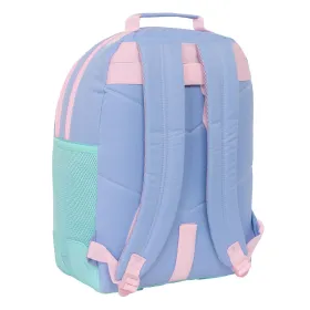 School Bag Munich Mellow Blue Pink Celeste 32 x 42 x 15 cm