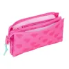 Kolmilokeroinen laukku Barbie Corazones Pinkki 22 x 12 x 3 cm