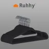Clothes hanger 20pcs - black Ruhhy 22536